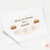 Rapunzel Party Dank u Sticker (Envelop)