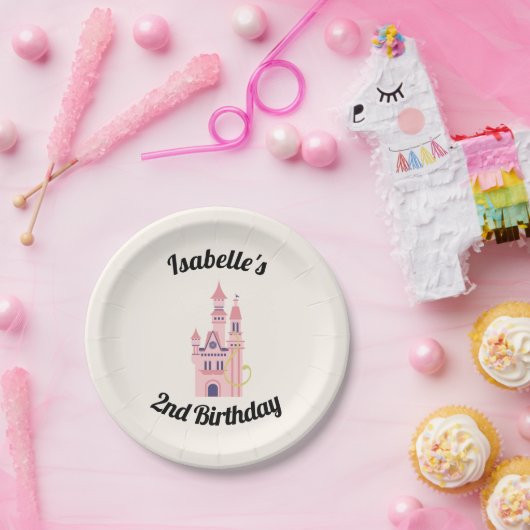 Rapunzel Party Gepersonaliseerde Borden Papieren Bordje (Feest)