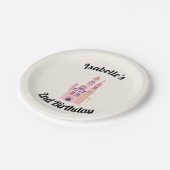 Rapunzel Party Gepersonaliseerde Borden Papieren Bordje (Gekanteld)