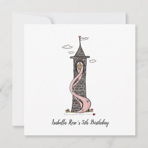 Rapunzel Princess Medium Skin Tone Party Invite