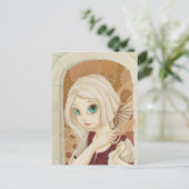 Rapunzel - punk sprookjeskaart voor stoomverwarmin briefkaart (Staand voorkant)