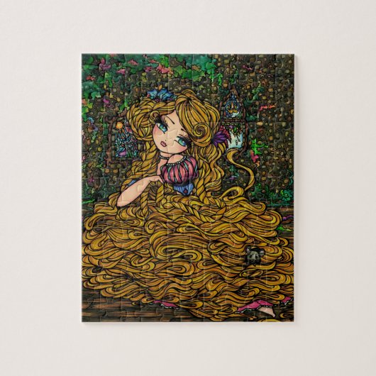 "Rapunzel" Puzzle Princess Hannah Lynn Legpuzzel (Verticaal)