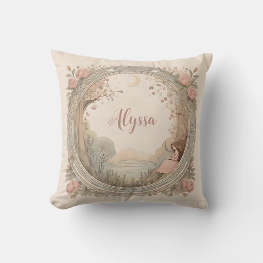  Rapunzel sprookje Kussen (Voorkant)