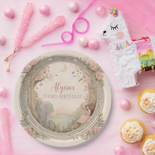  Rapunzel sprookje Papieren Bordje (Feest)