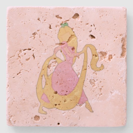 Rapunzel Stone Onderzetter (Voorkant)