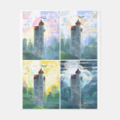 Rapunzel van 's morgens tot 's nachts fleece deken (Voorkant)