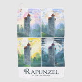 Rapunzel van 's morgens tot 's nachts golfhanddoek (Voorkant)