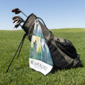 Rapunzel van 's morgens tot 's nachts golfhanddoek (Groen)