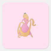 Rapunzel Vierkante Sticker (Voorkant)