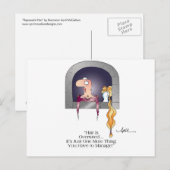 RAPUNZEL'S HAIR Briefkaart beroemd gemaakt door Ap (Voorkant / Achterkant)