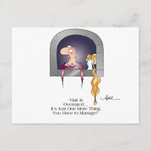 RAPUNZEL'S HAIR Briefkaart tegen April McCallum