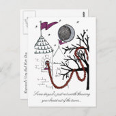 Rapunzel's Very Bad Hair Day briefkaart (Voorkant / Achterkant)