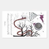 Rapunzel's zeer slechte haar dag sticker (Voorkant)