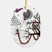 Rapunzel's zeer slechte haardagversiering keramisch ornament (Voorkant)