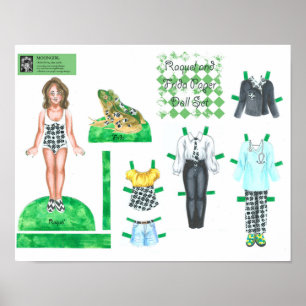 Raquel en Frida Paper Doll Set - Speel of Display Poster