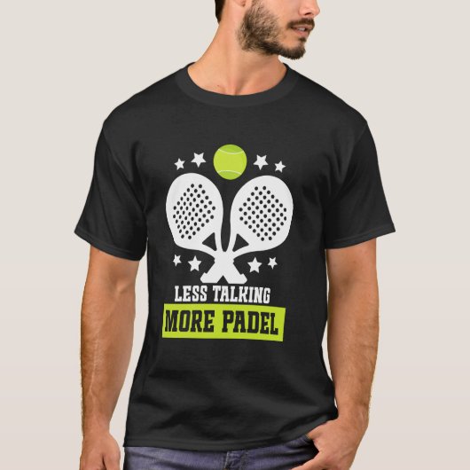 Raquet bal racket speler minder praten spel fan Pa T-shirt (Voorkant)