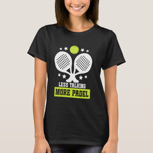 Raquet bal racket speler minder praten spel fan Pa T-shirt (Voorkant)