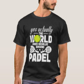 Raquet Ball Lover Player Yes Actually Fan Racket P T-shirt (Voorkant)