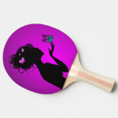 Raquet De Ping Pong Tafeltennisbatje (Zijkant)