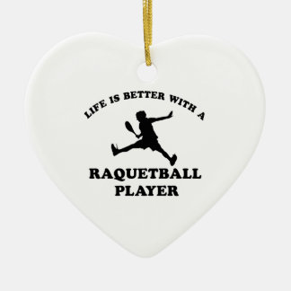 Raquetball Vector design Keramisch Ornament