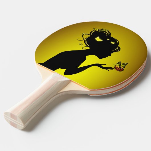 Raquette De Ping Pong Tafeltennisbatje (Voorkant Gekanteld)