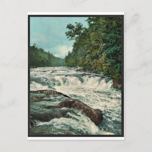 Raquette-Herfsten, Adirondack Mountains, zeldzaam Briefkaart (Voorkant)