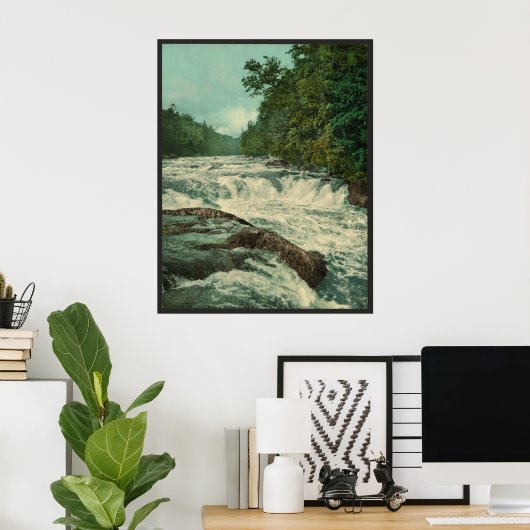 Raquette-Herfsten op de Raquette Poster (Thuiskantoor)