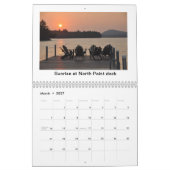 Raquette Lake Calendar 2012 Kalender (Mar 2027)
