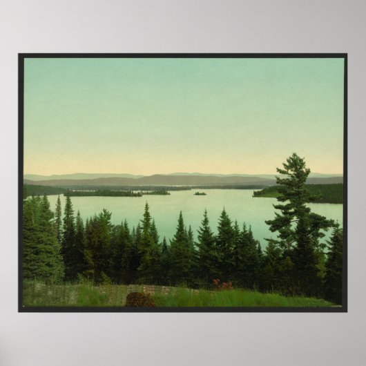Raquette Lake van de Crags Poster (Voorkant)