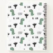 RAR Dino Faces Notitieboek (Achterkant)