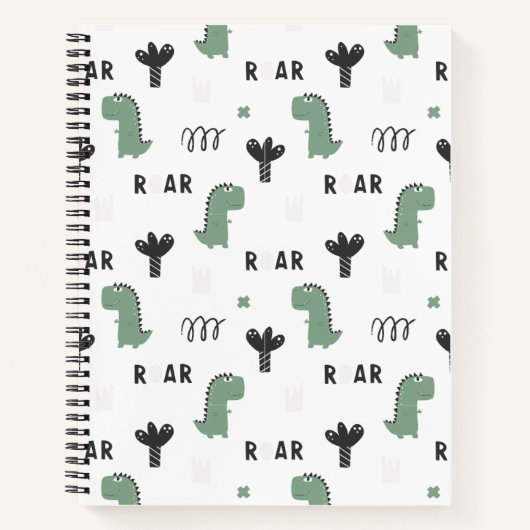 RAR Dino Gezichten Notitieboek (Voorkant)