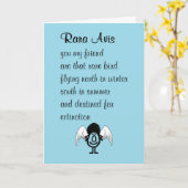 Rara Avis een grappige denking van je gedicht Kaart (Gele Bloem)