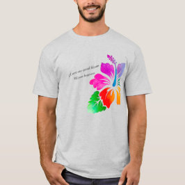 Rare 6-Petal Hibiscus-Colorful Hawaiian Good Luck T-shirt