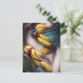 Rare AI Gone Bananen Briefkaart (Staand voorkant)