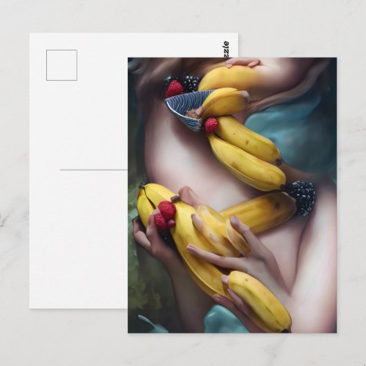 Rare AI Gone Bananen Briefkaart (Voorkant / Achterkant)