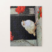 RARE albino robin Legpuzzel (Verticaal)