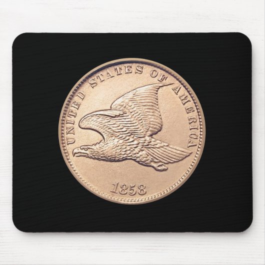 Rare American Penny Muismat (Voorkant)