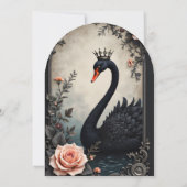 Rare as a black swan, timeless as true love.  kaart (Achterkant)