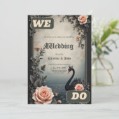 Rare as a black swan, timeless as true love.  kaart (Staand voorkant)