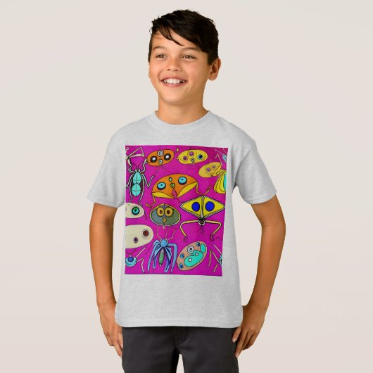 Rare bugs t-shirt (Voorkant volledig)