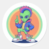 Rare Buitenaardse Sticker (Voorkant)