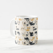 Rare Cats Pattern Koffiemok (Voorkant links)