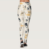 Rare Cats Pattern Leggings (Achterkant)