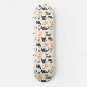 Rare Cats Pattern Persoonlijk Skateboard (Voorkant)