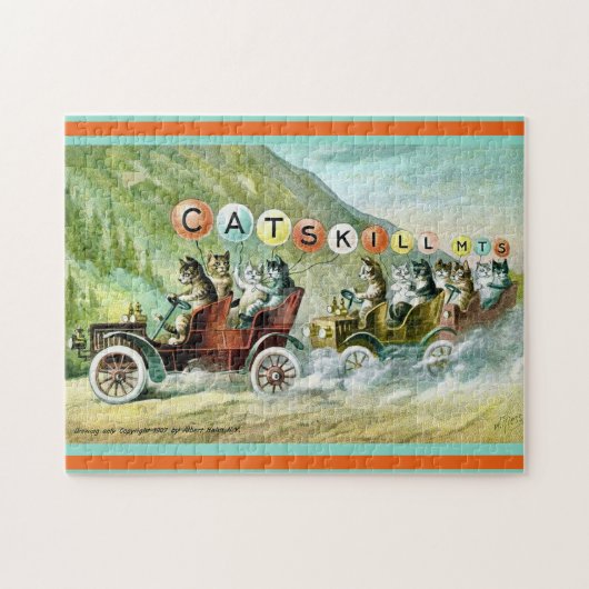Rare Catskill Mountain Cats 11x14 Legpuzzel (Horizontaal)