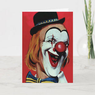 Rare Clown Verjaardag Kaart