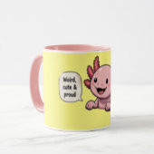 Rare Cute en Trots | Grappige Koffie Mok (Voorkant links)