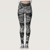 Rare Diepzee Vissen Leggings (Voorkant)