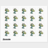 Rare dierlijke stickers (Vel)