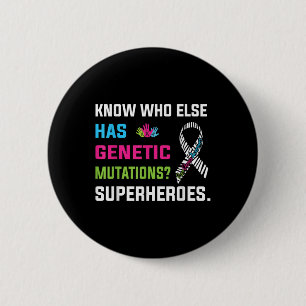 Rare Disease Awareness Day 2025 Zeldzame genen Sup Ronde Button 5,7 Cm